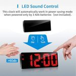 LED Digital Alarm Clock Adjustable Brightness