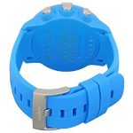 Suunto Unisex Sport Digital Quartz Display Watch, Blue Silicone Band