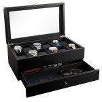 Display Case Organizer Watch Box 12 Watch Slots