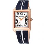 Blue Bruno Magli Quartz Italian Leather Strap Watch