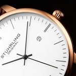 Mens Watch Calfskin Leather Strap Stuhrling Original