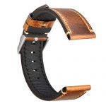WOCCI 22mm Watch Band, Premium Saddle Style Vintage