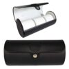 Vegan Leather Travel Watch Case Roll Organizer
