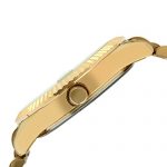 14K All Gold Plated Big Face Luxury Watch