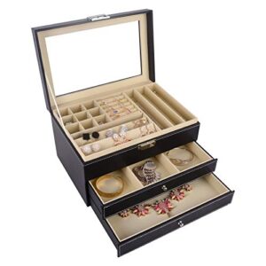 Watches Jewelry Box Organizer Holder