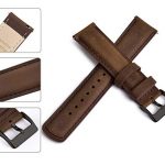 Ritche Quick Release Leather Watch Band - Saddle Brown Elegance for Effortless Style