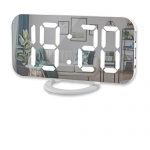 Digital Alarm Clock,6" Large LED Display with Dual USB Charger Ports