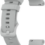 Grey Easy Change Replacement Soft Silicone Rubber Watch Band