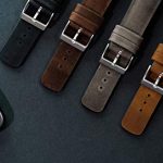 Barton Leather and Rubber Hybrid Watch Band