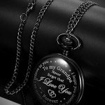 Hicarer Grandfather Pocket Watch for Father's Day Christmas Birthday