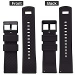 Silicone Watch Bands Quick Release Rubber 21mm