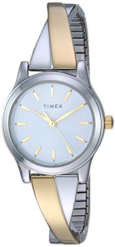 Timex Crisscross 25mm Two-Tone Expansion Band Watch
