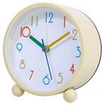 Colorful Kids Analog Alarm Clock,4 inch Simple Stylish
