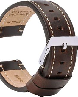 Leather Watch Band Quick Release Strap Smartwatch