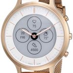 Rose Gold Mesh Fossil Hybrid HR Smart Watch