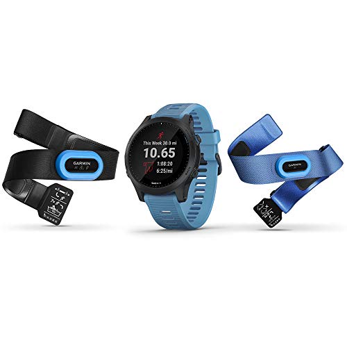 Garmin Forerunner 945 Bundle, Premium GPS Running/Triathlon Smartwatch
