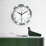 hito Modern Silent Wall Clock Non Ticking 10 inch