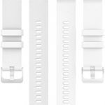 White Quick Release Easy Change Replacement Soft Silicone Rubber Watch Band