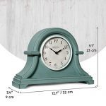 PresenTime & Co Vintage Farmhouse Table Mantel Clock