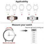 Quick Release Leather Watch Band 20mm Dark Blue