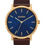 NIXON Porter Leather Water Resistant Men's Analog Classic Watch