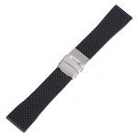 Silicone Watch Band Wristwatch Safety Folding Clasp