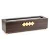 Glenor Co Wooden Watch Box Case with Gold Buckle Legs