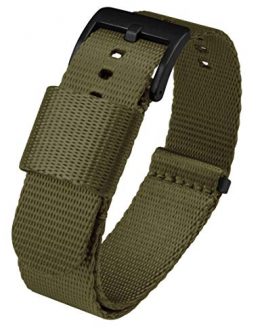 Upgrade Your Watch with the 22mm Army Green BARTON Jetson NATO Style Watch Strap