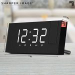 Projection Alarm Clock Dual Alarms with FM Radio Function