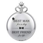 SIBOSUN Groomsmen Pocket Watch Wedding