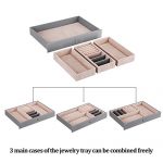 12 Slots Watch Box Organizer with Valet Drawer
