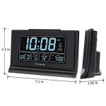 DreamSky Auto Set Digital Alarm Clock with USB Charging Port