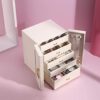 Watches Case with 5 Drawers White