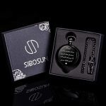 Pocket Watch Father Chain Engraved Black