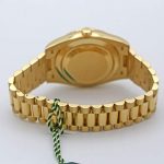 Diamond Bezel Rolex Day-Date 40 President Yellow Watch