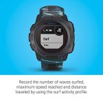 Garmin Instinct Solar Surf, Solar-Powered Rugged Outdoor Smartwatch
