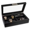 Glenor Co Valet Jewelry Box Large Glass Lid