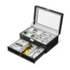 GUKA Watch Glasses Box Watch Case Jewelry Box