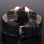 Ultra-Thin Minimalist Black Leather Strap