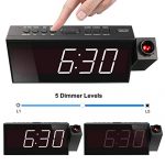 Large Display Bedrooms Projection Alarm Clock Radio