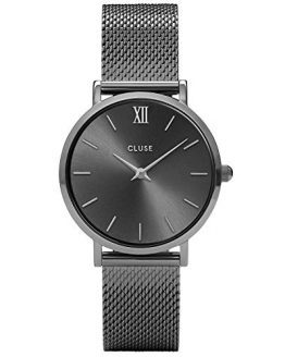 CLUSE Minuit Mesh Dark Grey Women's Watch 33mm