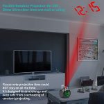 LCD Clock Projection Alarm Clock for Bedrooms