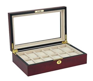 Cherry Wood Watch Box Display Case