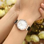 Ladies Watch Rose Gold Case Arabic Numerals