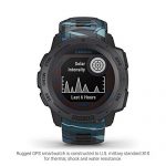 Garmin Instinct Solar Surf, Solar-Powered Rugged Outdoor Smartwatch