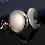 Mechanical Pocket Watch: Timeless Elegance in Silver, Ideal for Xmas, Birthdays, Weddings, and Father's Day