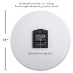 Plumeet 12'' Wooden Wall Clock Frameless Clocks