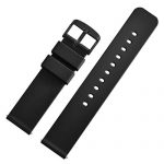 WOCCI Silicone Watch Band 22mm, Soft Rubber Replacement Straps