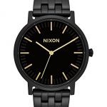 NIXON Porter A1057 - All Black/Gold - 50m Water Resistant