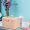 FEISCON Jewelry Box Organizer Watch Case Large